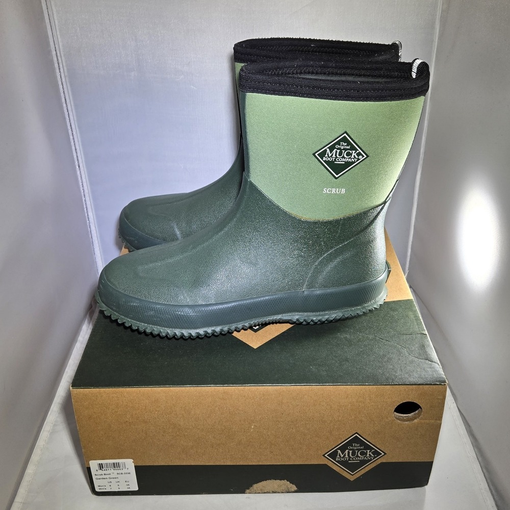 Original Muck Boot Company Scrub Boot‎ SCB-333E Garden Green - Men's 6 Women's 7